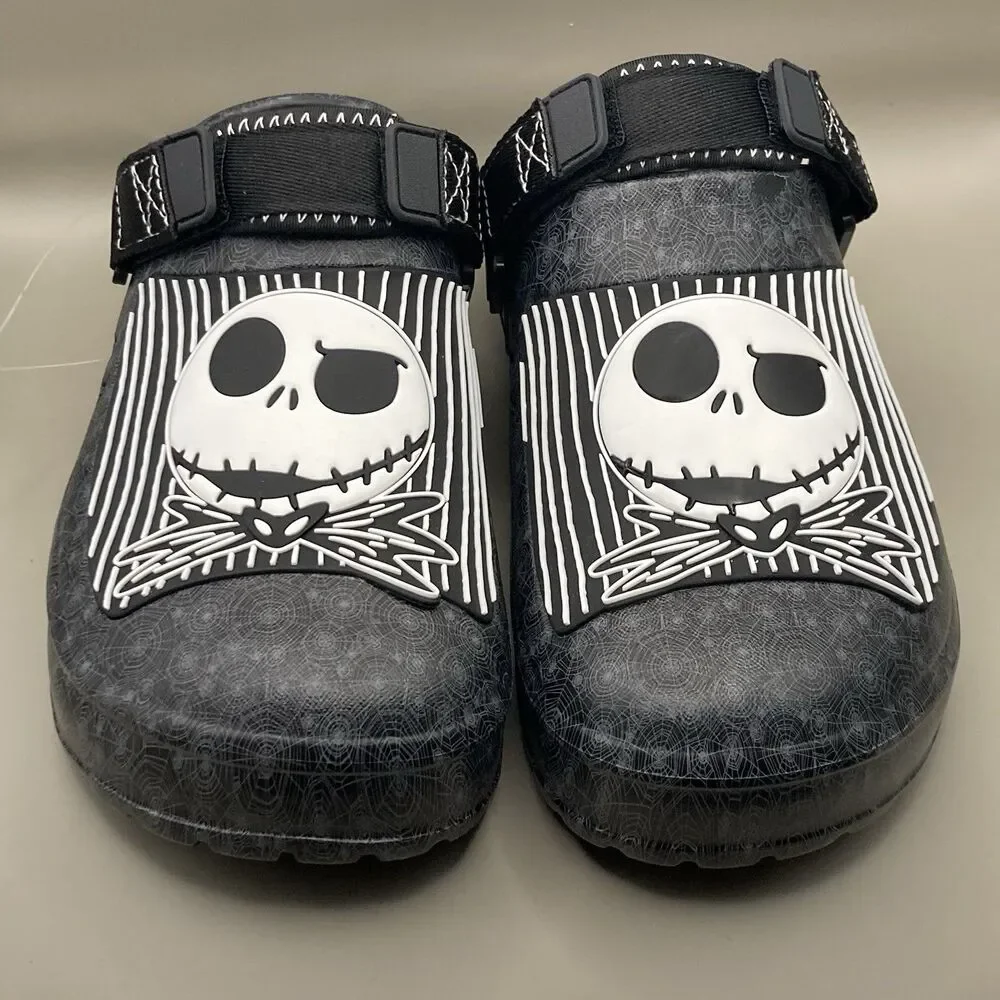 Disney Nightmare Before Christmas Black Clogs Sandals Shoes Size 9